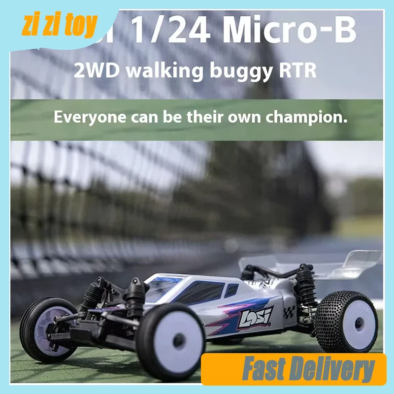 Losi 1/24 Micro-B 2wd Buggy Control remoto eléctrico de dos ruedas motrices vehículo todoterreno Rc modelo coche juguete para regalo para niños personalizado