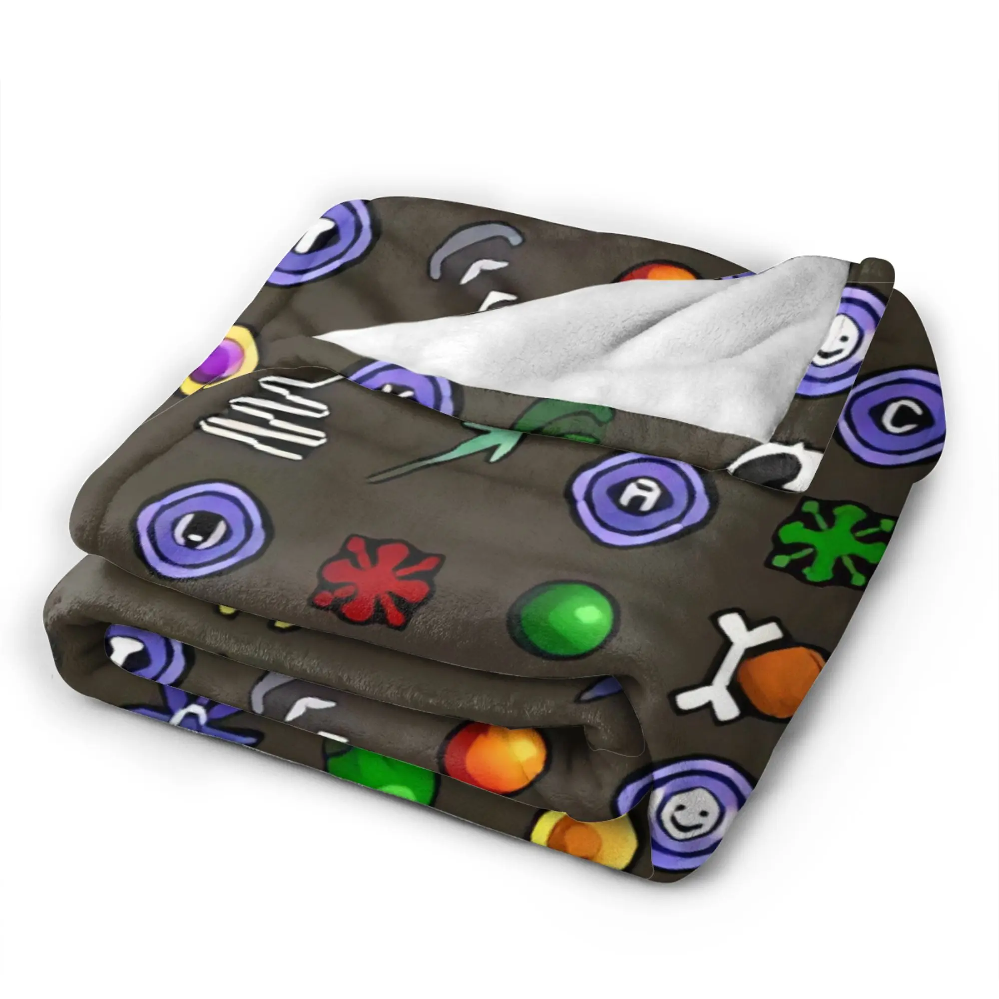 Old School Runescapes Warm Blankets OSRS Boy Girl Plush Throw Blanket Graphic Bedroom Flannel Bedspread Sofa Bed Cover