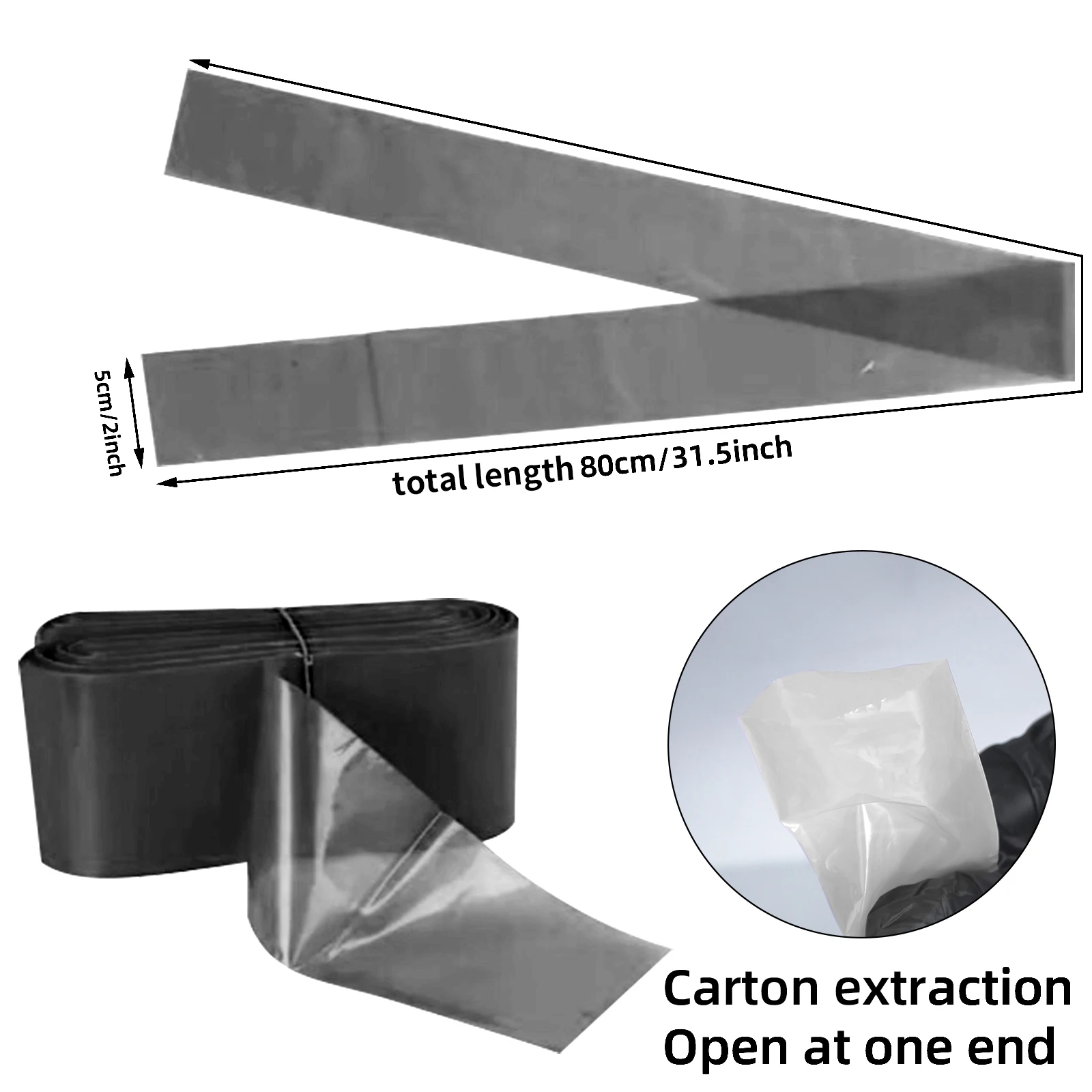 POSEIDON 100Pcs Tattoo Machine Wire Bag High Quality Tattoo Clip Cord Sleeve Bag Supply For Tattoo Machine Tattoo Accessories