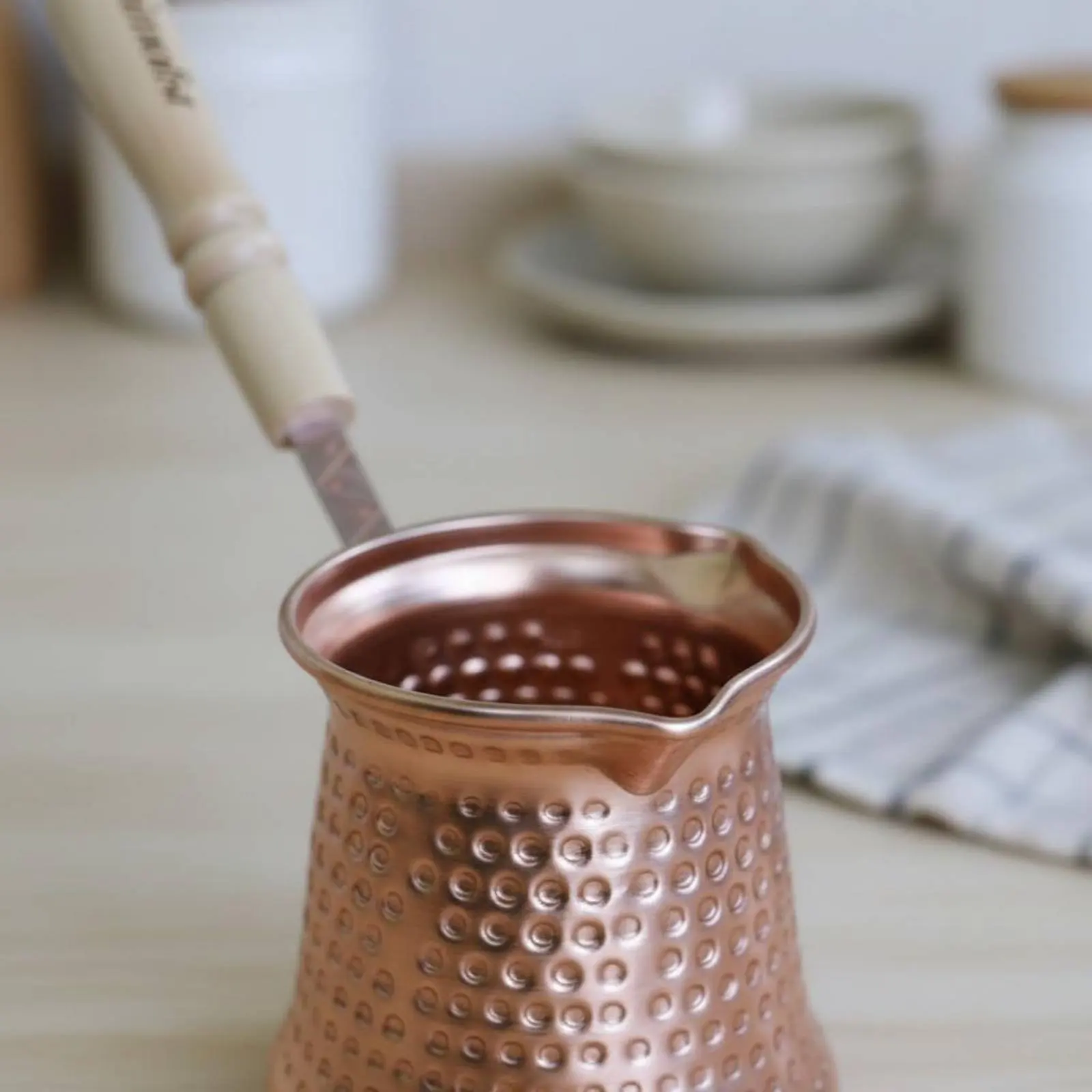 Turkish Coffee Pot Thickened Frame Cezve Arabic Cezve Versatile Greek Briki Accurate Pouring Spout Spout for Camping