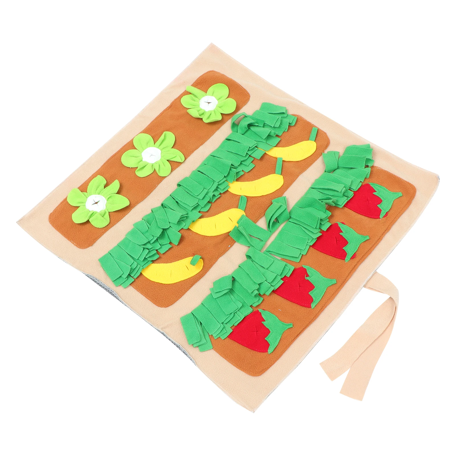 

Rabbit Foraging Mat Pet Feeding Snack Dispenser Dog Snuffle Bunny Pad Slow Feeding Digestive Training Toy Storage Portable