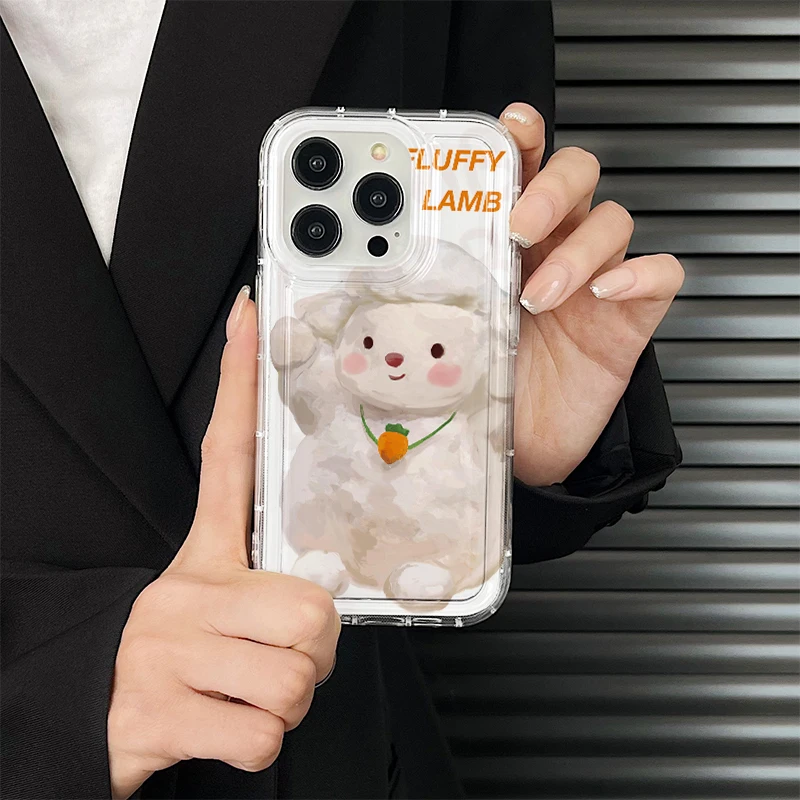 J4543 Fall Prevention Cushion Type For Samsung Galaxy S23 S22 S21 S20 Plus Note 10 20 Ultra Case DIY Soft TPU Cover