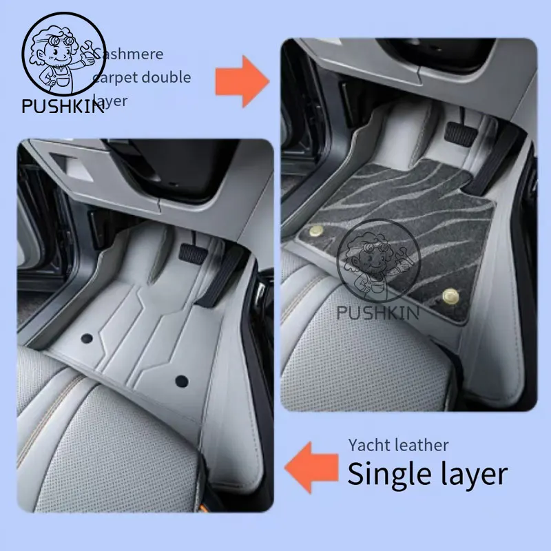 For BYD Seal U Sealion 6 2024 2025 Floor Mat Car Rear Storage Box Pad Trunk Mat Waterproof Bottom Protector Pad Car Accessories