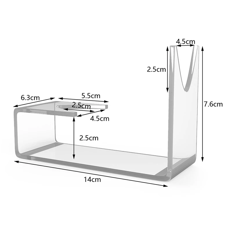 1/2PCS Pistol Display Stand Toy Pistol Display Holders Clear Toy Pistol Display Rack Holder For Kids Children Universal