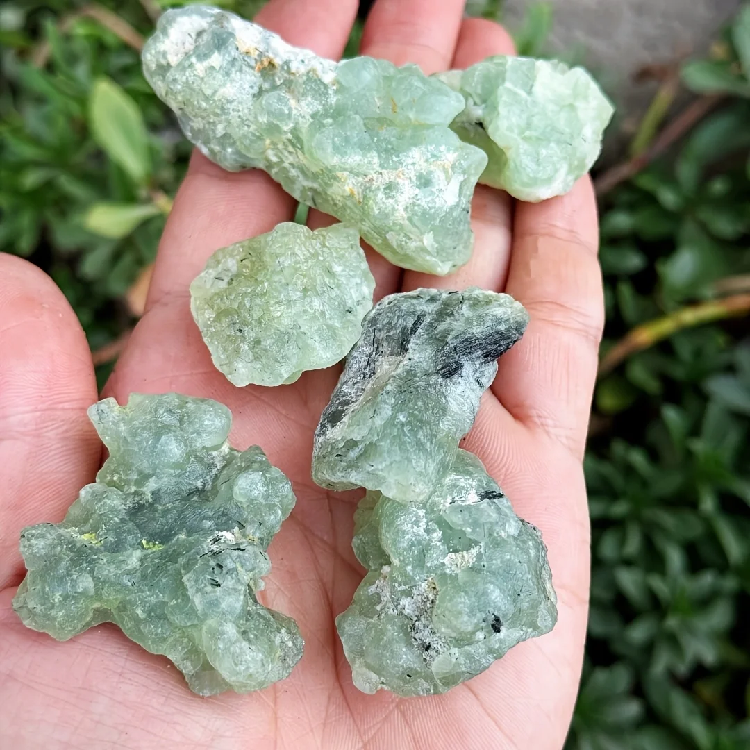 Raw Prehnite Stone, Natural Huge Prehnite, natural mineral specimens, jewelry making, indoor collection teaching
