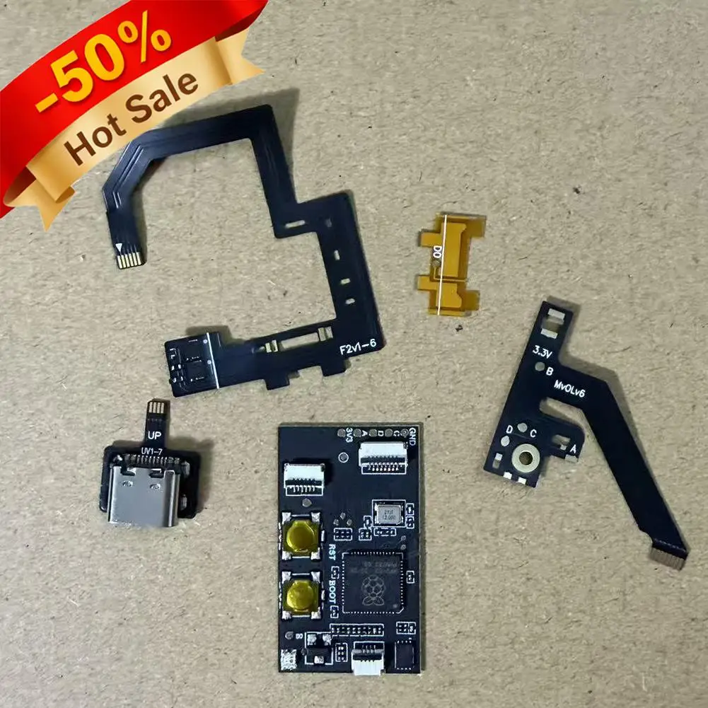 For Raspberry Pi RP2040 CPU Cable Board for Switch OLED Lite Replacement Cable Module for Switch Series Pico CPU Data Cable Part