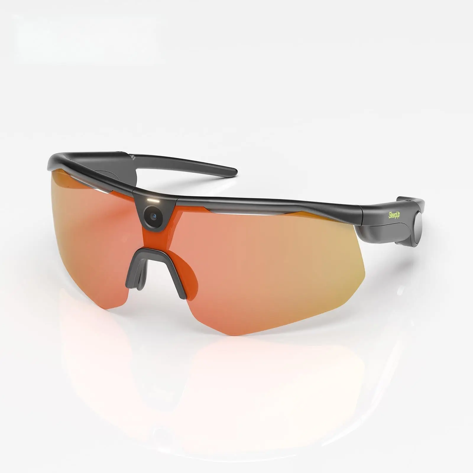Bleequp Al Ranger AI Smart Glasses with Camera Sports Goggles 16MP 120°FOV 1080P Video Recording UV 400 Protection for Outdoor