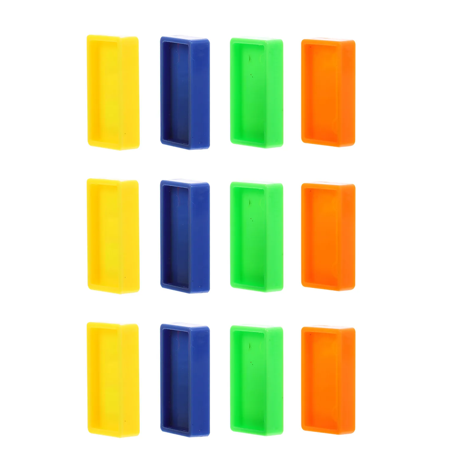 5 zakken Domino Train Vroeg educatief domino-spel Willekeurige kleur Creatieve DIY-plastic blokken voor kinderen Leuk leren