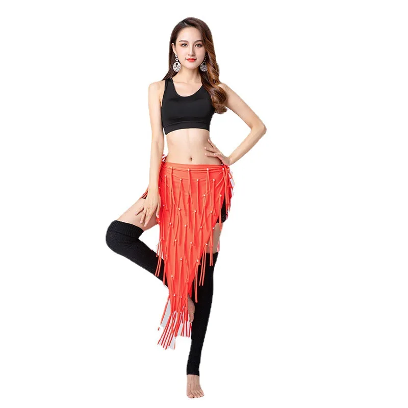 1pcs/lot  Women Belly Dancing pearl Skirt Dance Accessory Girl's Dance Costumes Skirt Dance costumes