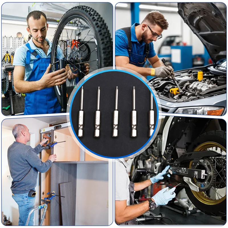 Магнитный шестигранный ключ, сверла, набор шестигранных отверток с шариковым наконечником, длина 100 мм, шариковая отвертка, шестигранный хвостовик 1/4 дюйма