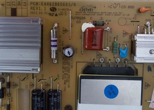 Funktioniert gut, 100 % neu für Netzteilplatine LGP3237-11SPC1 EAX62865601/8 Platine