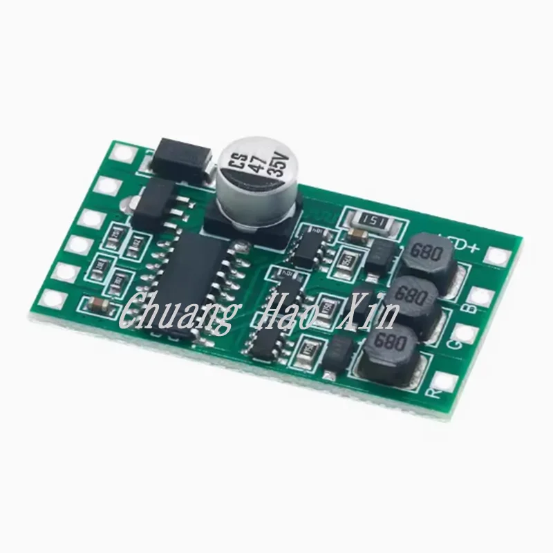 LED constant current drive power module DMX512 three channel RGB full-color 300mA adjustable external control drive board