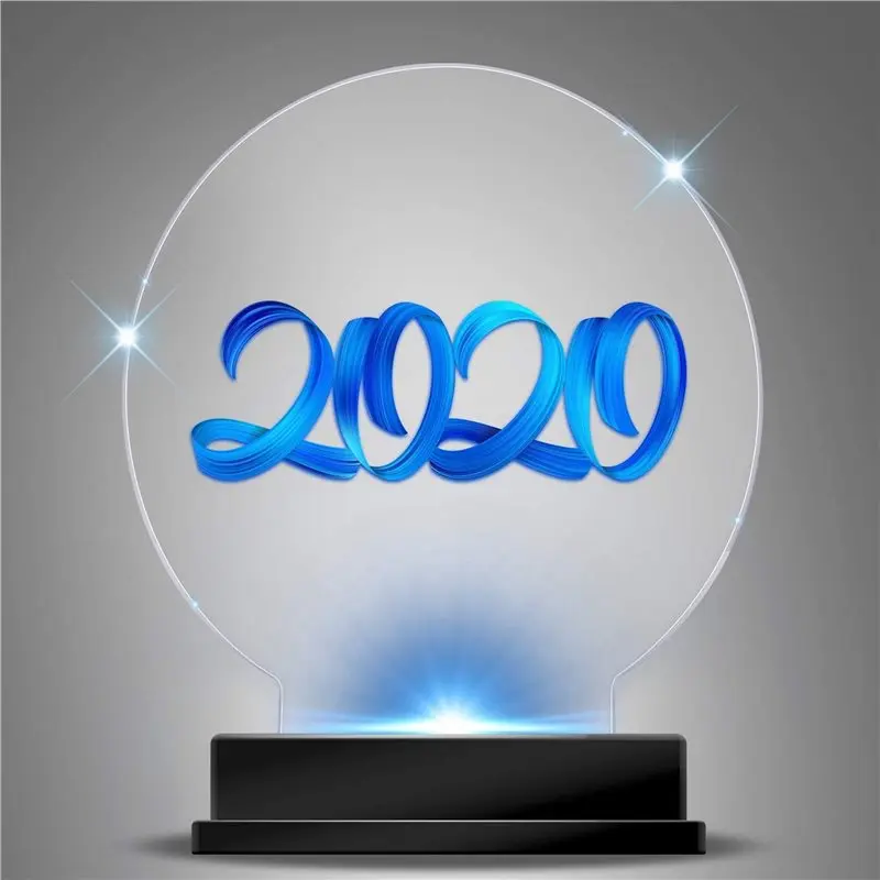 Y51A-16Pcs Clear Acrylic Sheet Round Panel Thick (4Mm) Plastic Acrylic Board For LED Light Base,Sign,DIY Display Projects