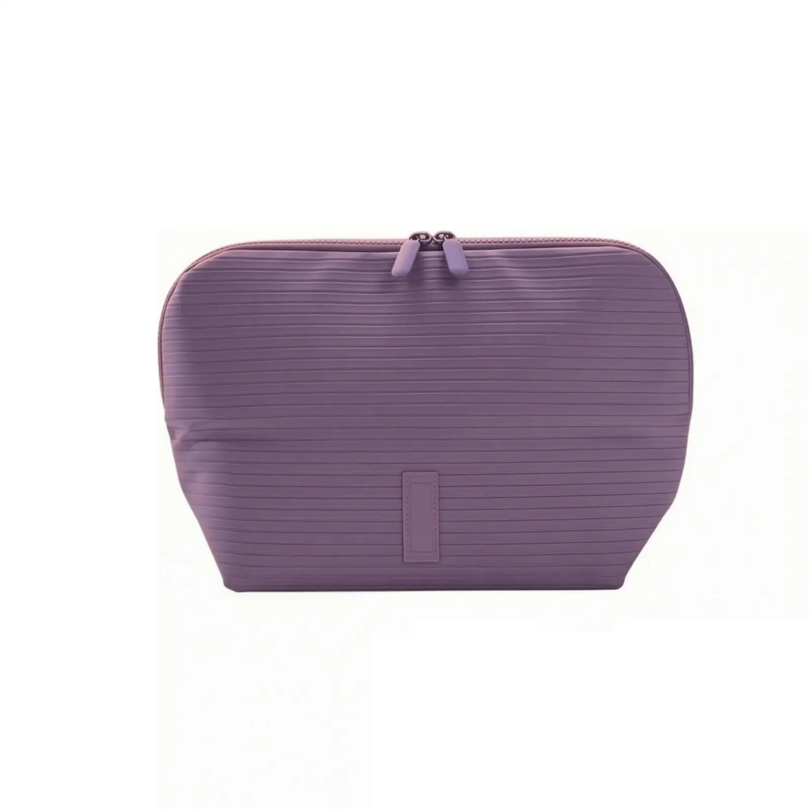 Cute Leather Cosmetic Bag Organizer for Handbag with 3 Large Compartments and 19 Slots for Beauty Tools