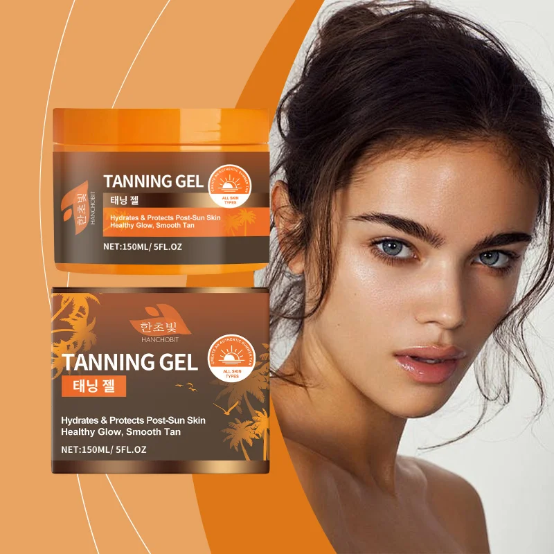 

Herbal Tanning Gel With Brightening Effect, Deep Moisturizing & Non-Greasy, Natural Sun-Kissed Glow, Suitable For All Skin Types