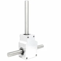 1:1 90° Reversing Angle Device Spiral Bevel Gearbox Reducer Assembly Small Reducer Dual-shaft 8MM/10MM