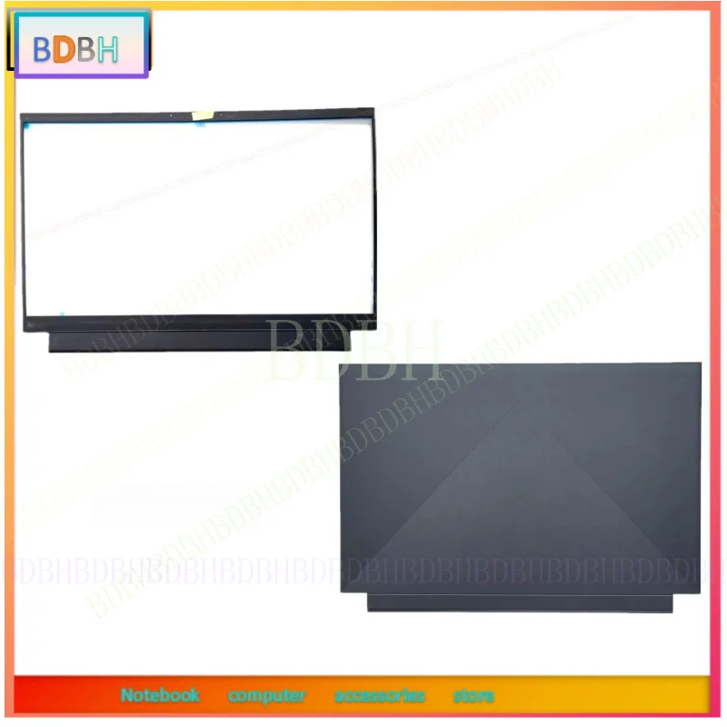 New 08MNTR 0HXRTH For Dell G15 5510 5511 5515 LCD Back Cover Rear Lid + Bezel