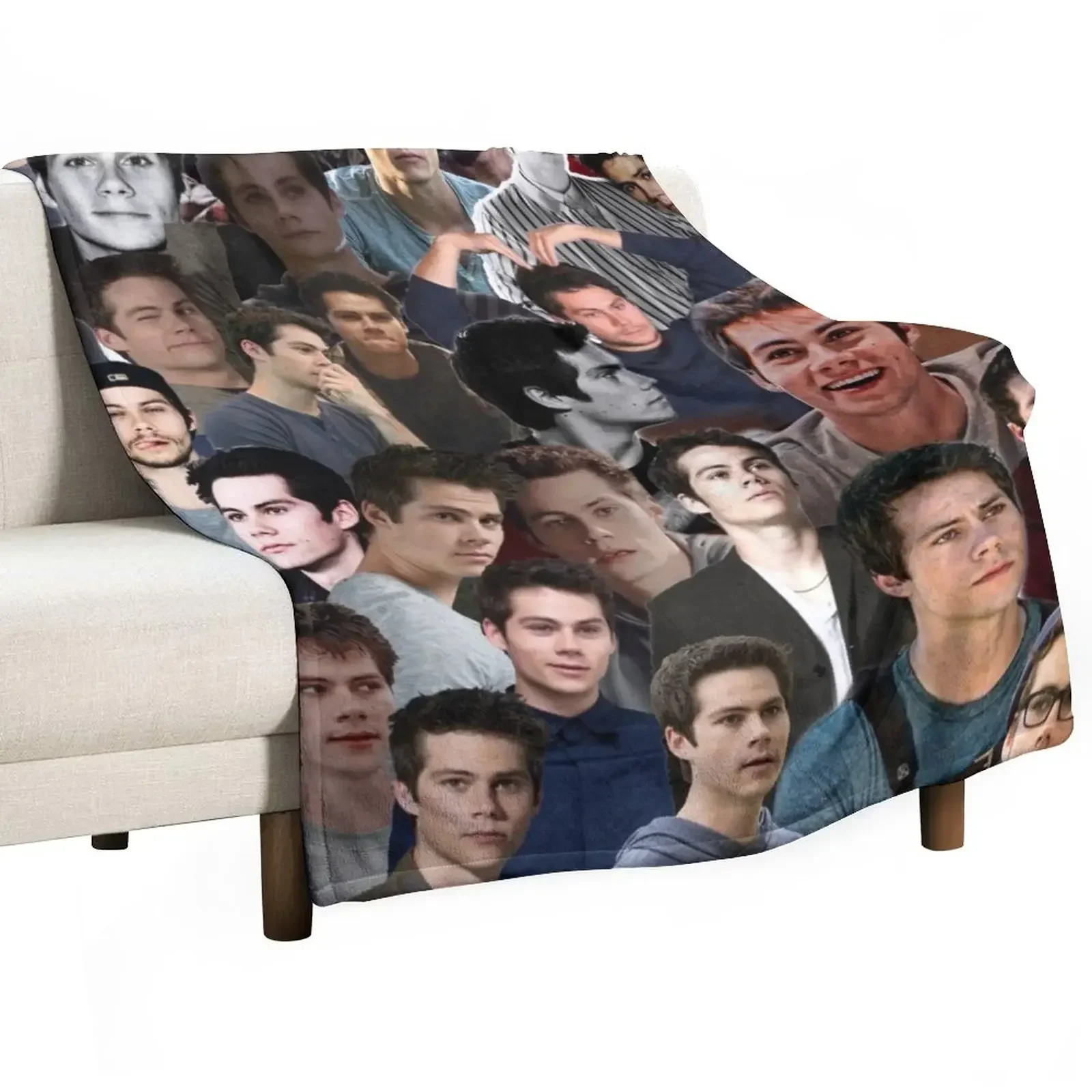 

Dylan o'brien collage Throw Blanket Comforter Thermals For Travel Soft Plaid blankets ands Blankets