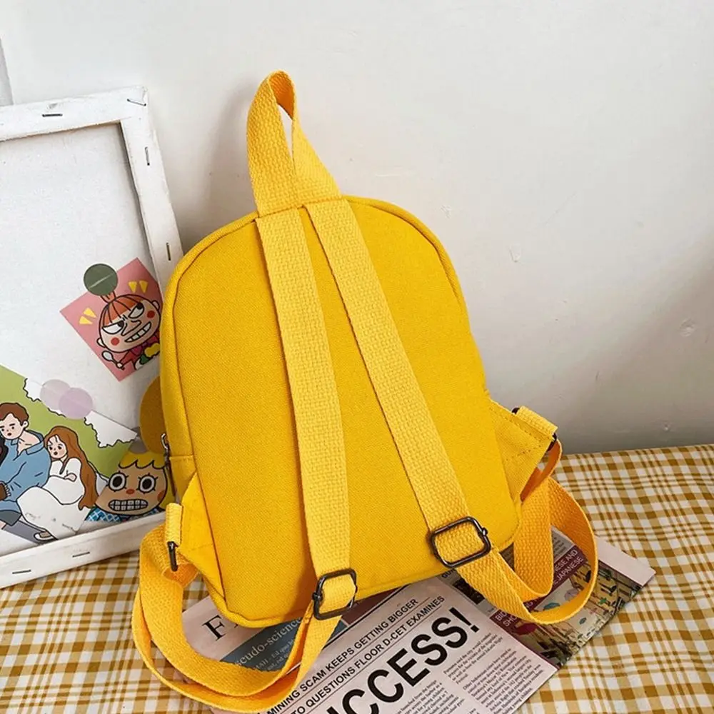 Cartoon Canvas Schoolbag para crianças, tubarão, jardim de infância Schoolbags, coelho Mini mochila bonito para meninas, meninos presentes de aniversário, moda