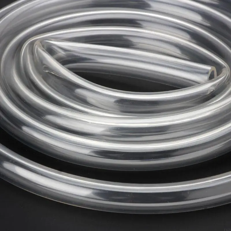 

F42D 2m High Quality Transparent Soft Plumbing Hoses PVC Tube 9.5X12.7mm Pipe Water Flexible Tube for Computer PC