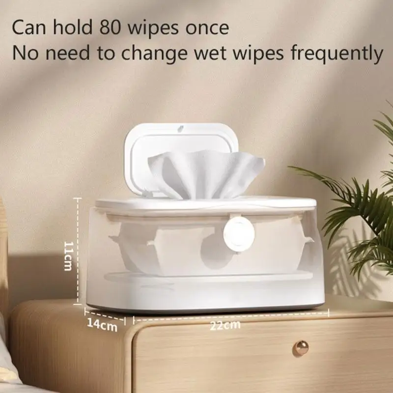   Newborns Wet Wipe Warmer Adjustable Warmth Spacious Soft Glow for Night Changes