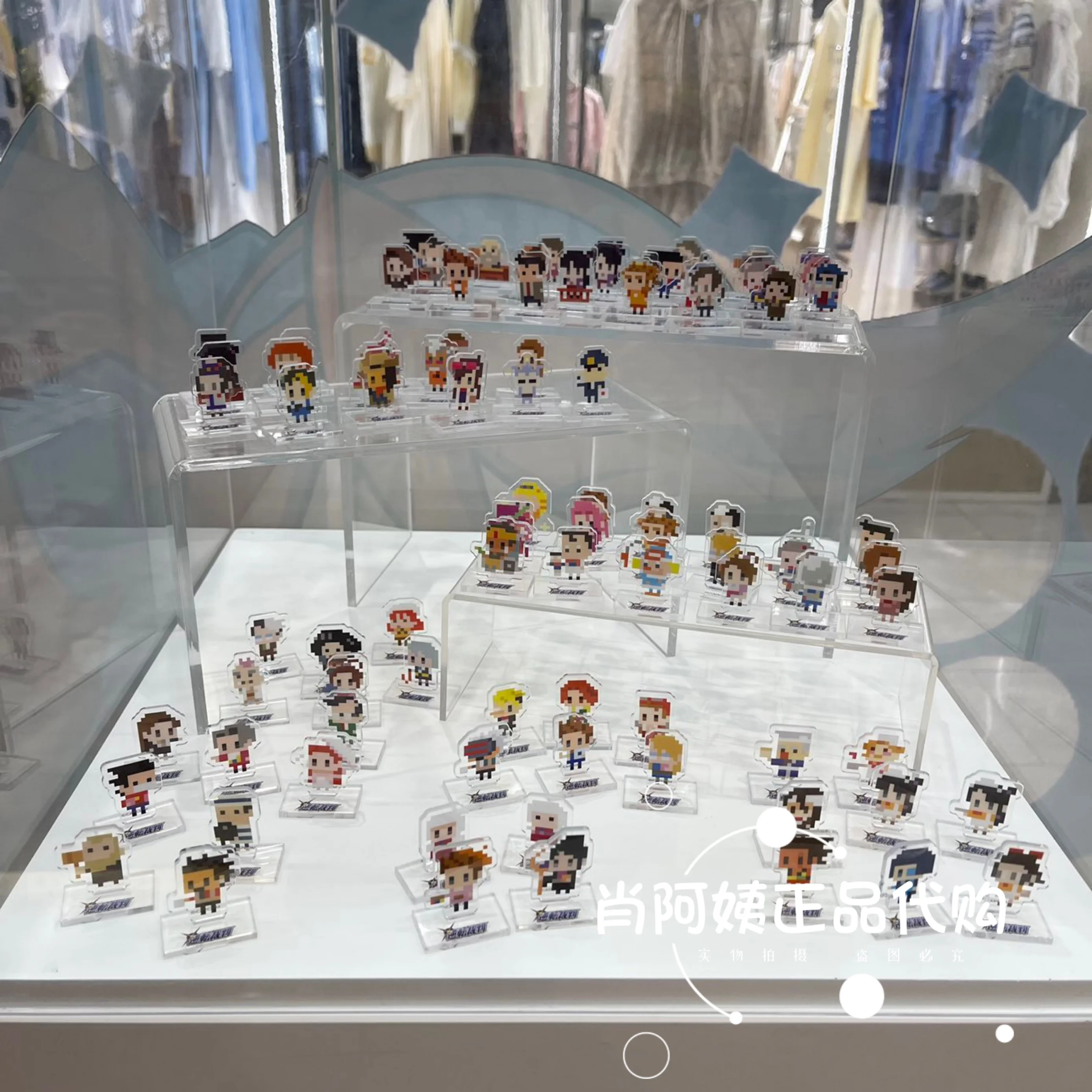 

Anime Ace Attorney Maya Fey Franziska Von Karma Phoenix Wright Miles Edgeworth Cosplay Acrylic Mini Standing Sign Ornament Gift