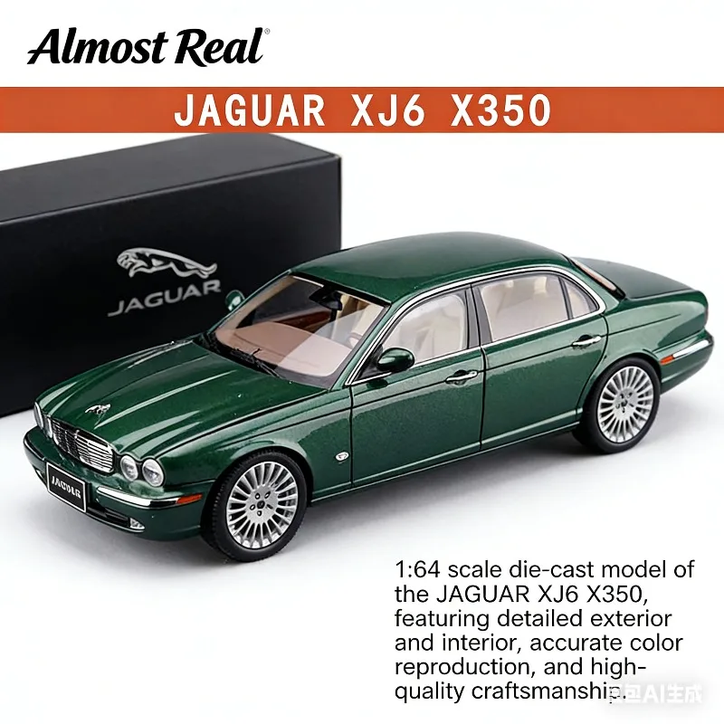 

Масштабная модель автомобиля Jaguar XJ6 X350 (1:18) из литого сплава, коллекционная игрушка-украшение, подарок для мальчиков.