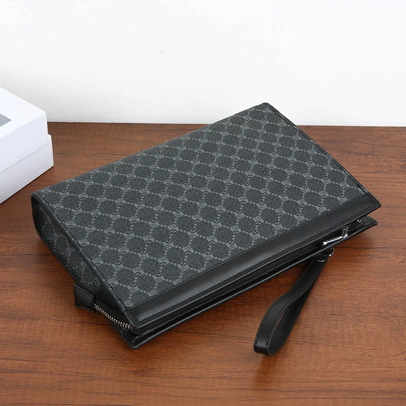 PAD Tablet Computer Bag Wallet Genuine Quality sacoches hommes Business Men's Clutches Fashion Luxury PU Handbag Trendy Men's En