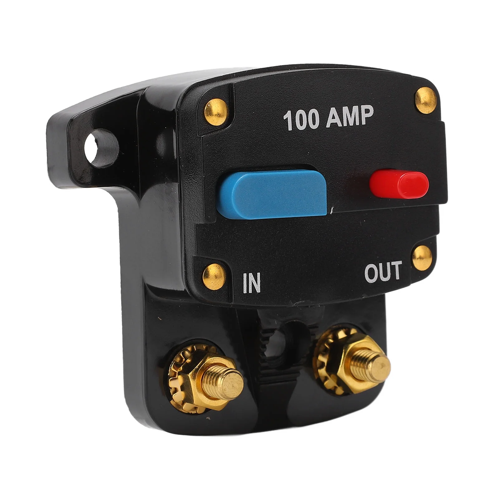 Car Audio Circuit Breaker Manual Reset Fuse Inline Inverter Holder for Car Audio Stereo System Boat Trucks Buses