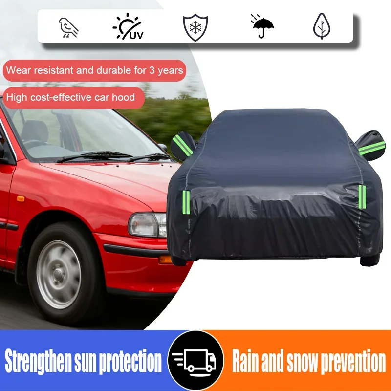 Suitable for 1992 2025 Daihatsu Opti full car cover outdoor anti-ultraviolet sunshade rain and snow anti-wind car cover