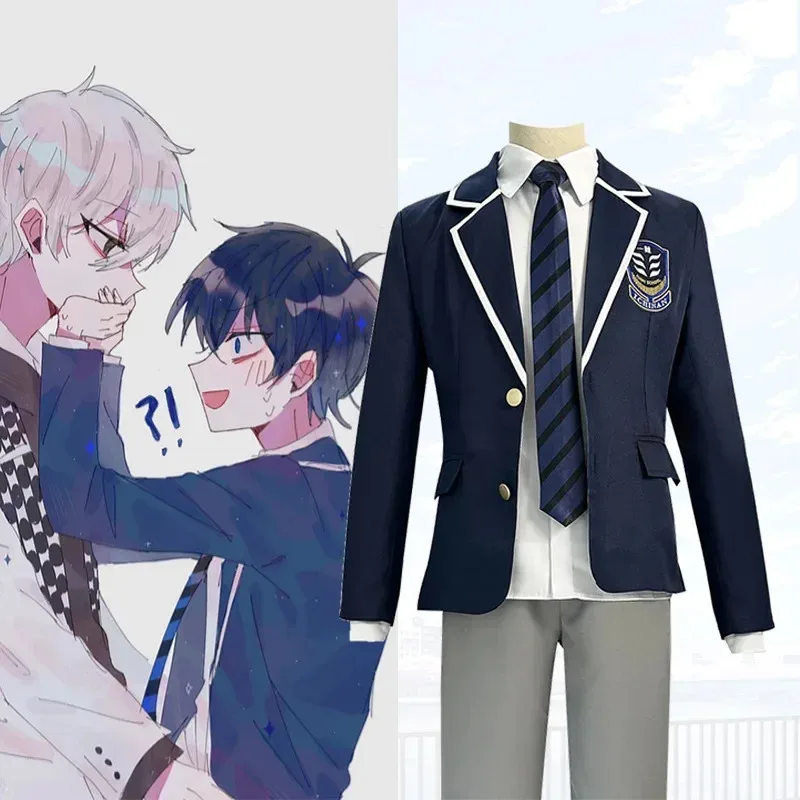 Anime Blue Lock Jersey Cos Uniforme scolastica Isagi Yoichi Costume cosplay6;d'3,h'7.b;