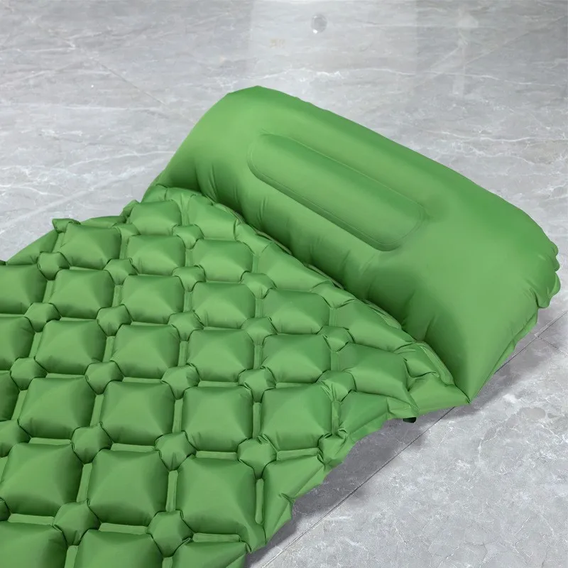 190*60 cm Materasso gonfiabile da campeggio esterno Materassino per dormire con cuscini Tappetino ad aria ultraleggero Costruito nella pompa di gonfiaggio Escursionismo RV