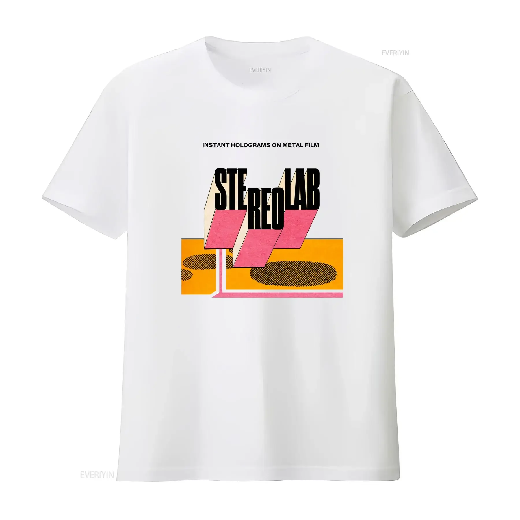 Stereolab Aerial Troubles Tour T Shirt Full Size S 5XL ET1345 vintage Washed Slightly designer clothes Casual Comfortable