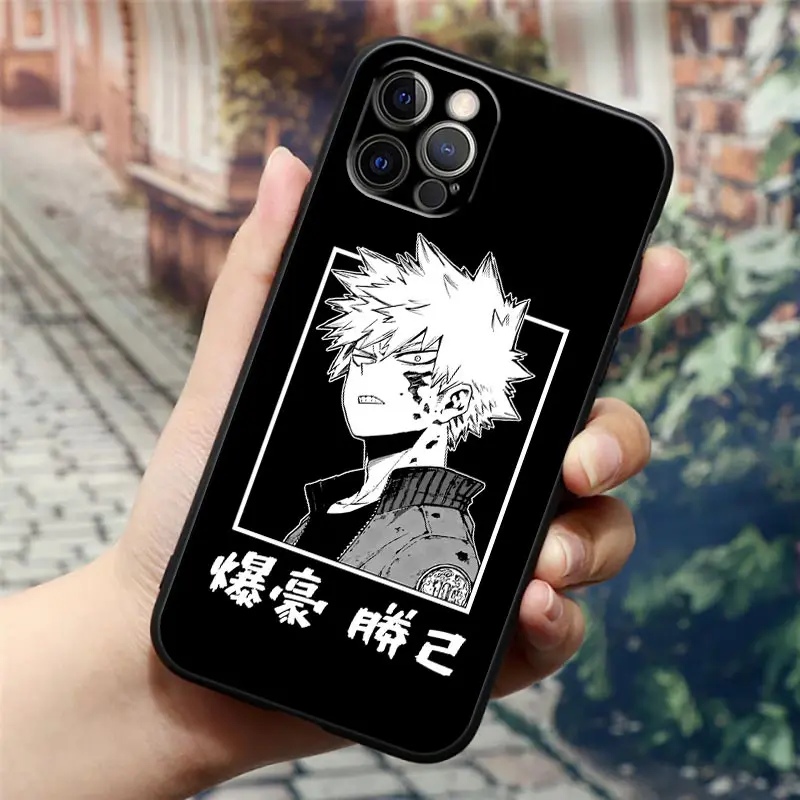 Boku no Hero My Hero Academia Deku Anime حافظة لهاتف أبل آيفون 16e 16 15 14 13 12 11 Pro Max XR XS 7 8 Plus SE2