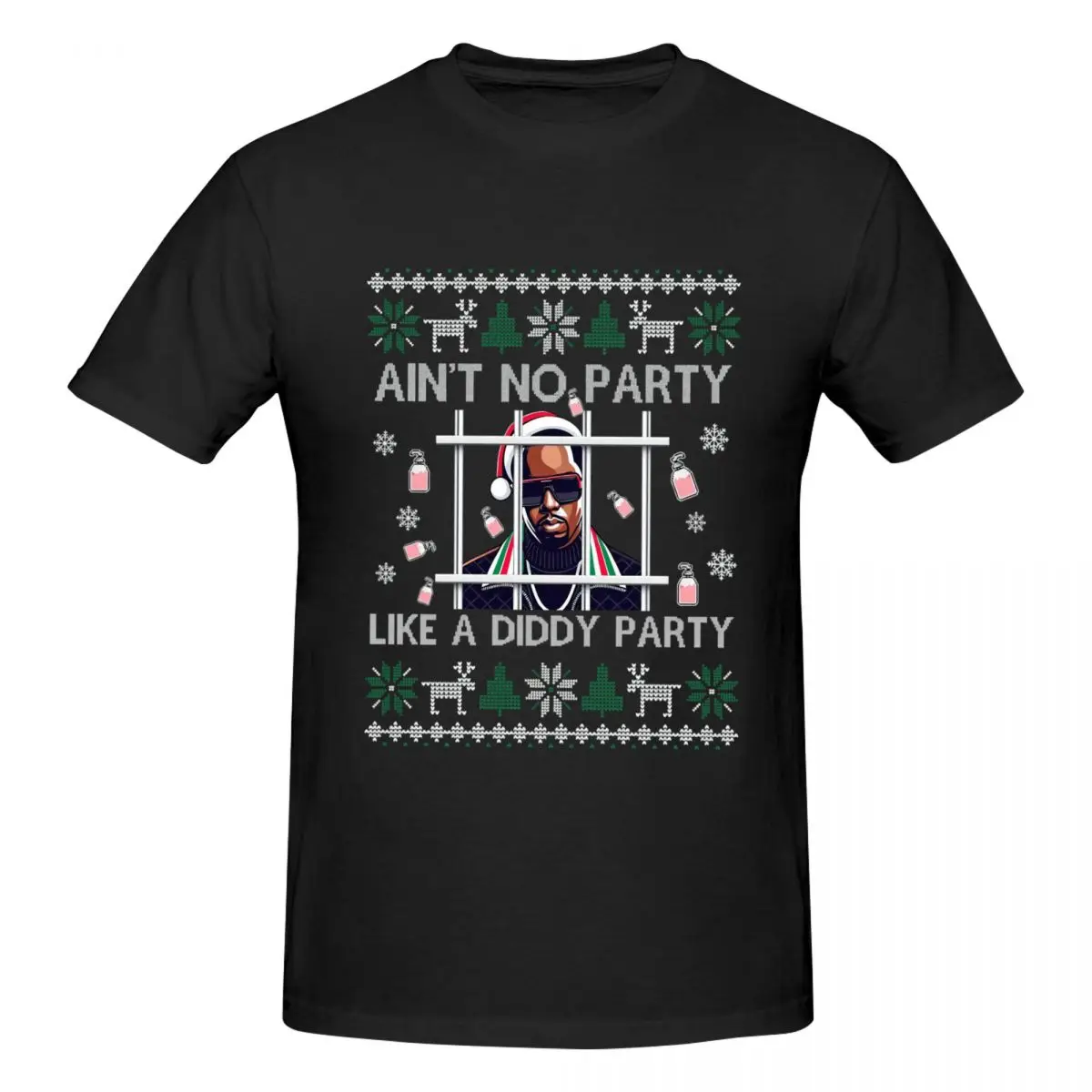 Aint No Party Like A Diddy Party T Shirts Graphic Y2K Unique Crewneck Men Women T Shirt Tops