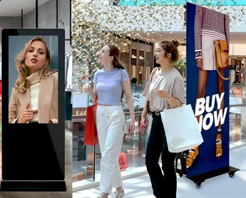 P 2.5 Screen Led Display Stand up Foldable Led Screen Banner Sigange Displays Led Poster Display for Store Shopping Mall