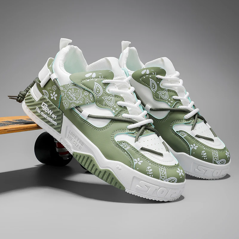 Sneakers, Outdoor Sports Men's Lace-up Fitness Skate Shoes Casual Basketball Shoes Comfortable Soft Sole Large Size