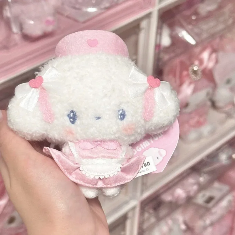 kawaii سانريوس Cogimyun ألعاب من نسيج مخملي مرحبا كيتي المفاتيح لطيف القوس لينة محشوة ملحقات لعبة حقيبة قلادة أفخم قلادة فتاة هدية