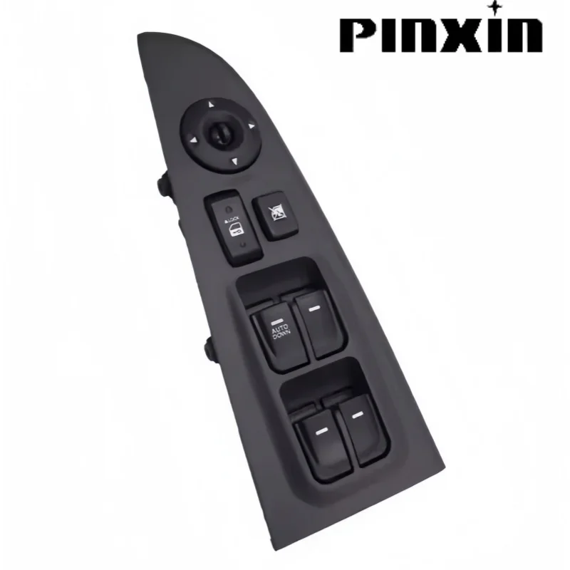 

PinXin 93570-0Q010M5 Car Master Window Lifter Control Switch with Plate For Hyundai Elantra 08-16