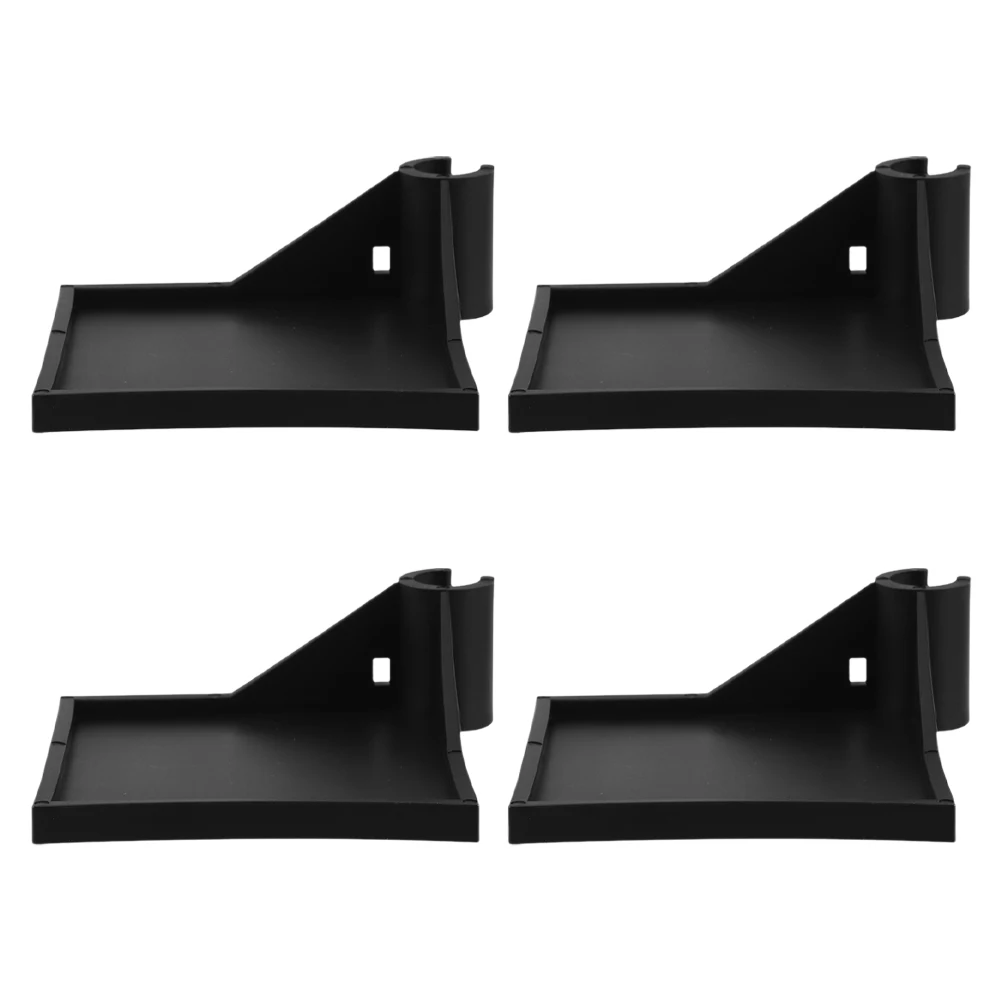

4pcs Grow Tent Corner Bracket Shelves Black Heavy Duty Storage Pole Rack for Hygrometer Camera Equipment MountingBracket Plant