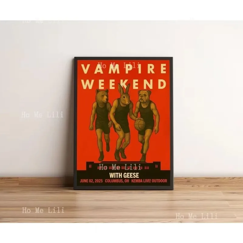 Постер с принтом на холсте «Вампир» к туру Weekend 2025, 2 июня, Kemba Live Columbus, без рамки