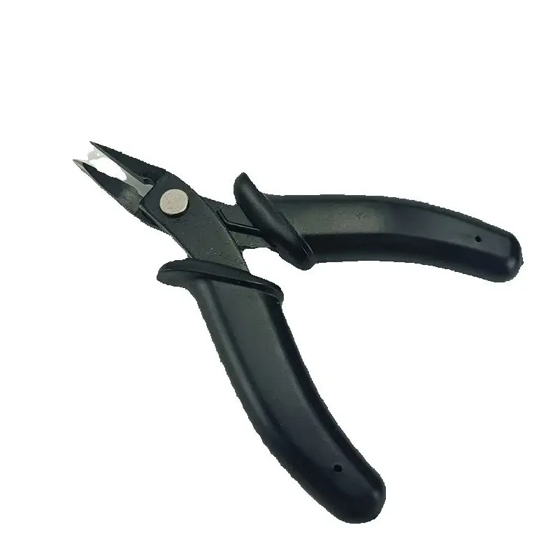 3.5-inch mini diagonal pliers electronic pliers pointed nose pliers insulated rubber handle DIY tool image 4