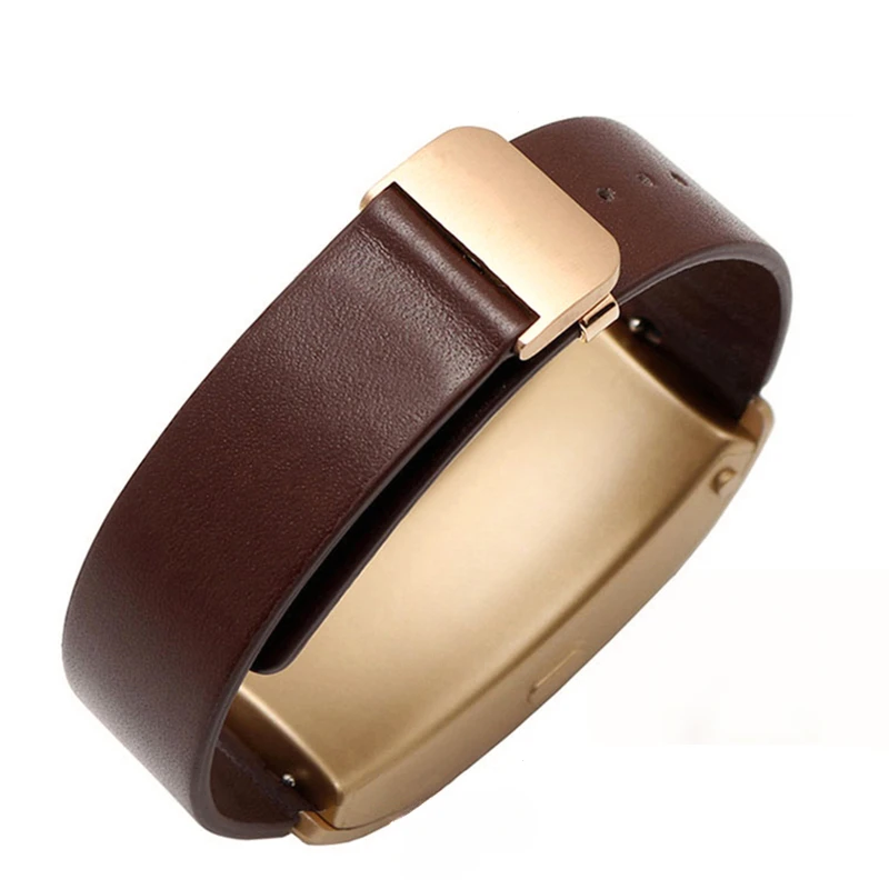 

For Huawei B5 Smart Bracelet Genuine Leather Watch Band B7 B3 B6 Replace High Quality Cowhide Men Women Fashion Watch Strap