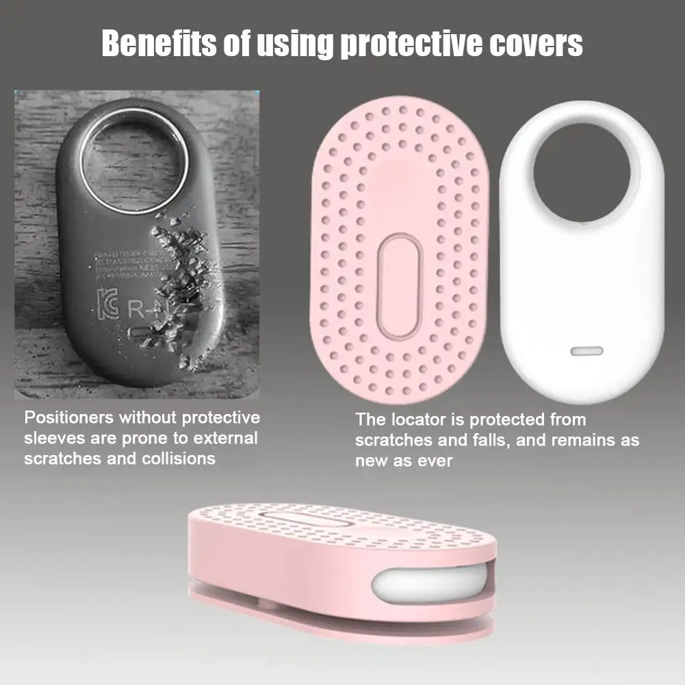 Capa protetora pegajosa para Samsung Galaxy SmartTag 2, Anti-Scratch, Anti-Lost Case, Tracker Protector