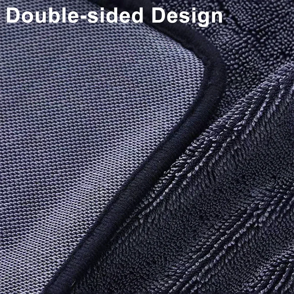 Auto-Waschlappen 1200GSM Doppelseitiges Handtuch Auto-Detailing Gedrehtes Geflecht-Tuch Super Saugfähiger Lappen für Auto- und Hausreinigung Zubehör – Detail 13