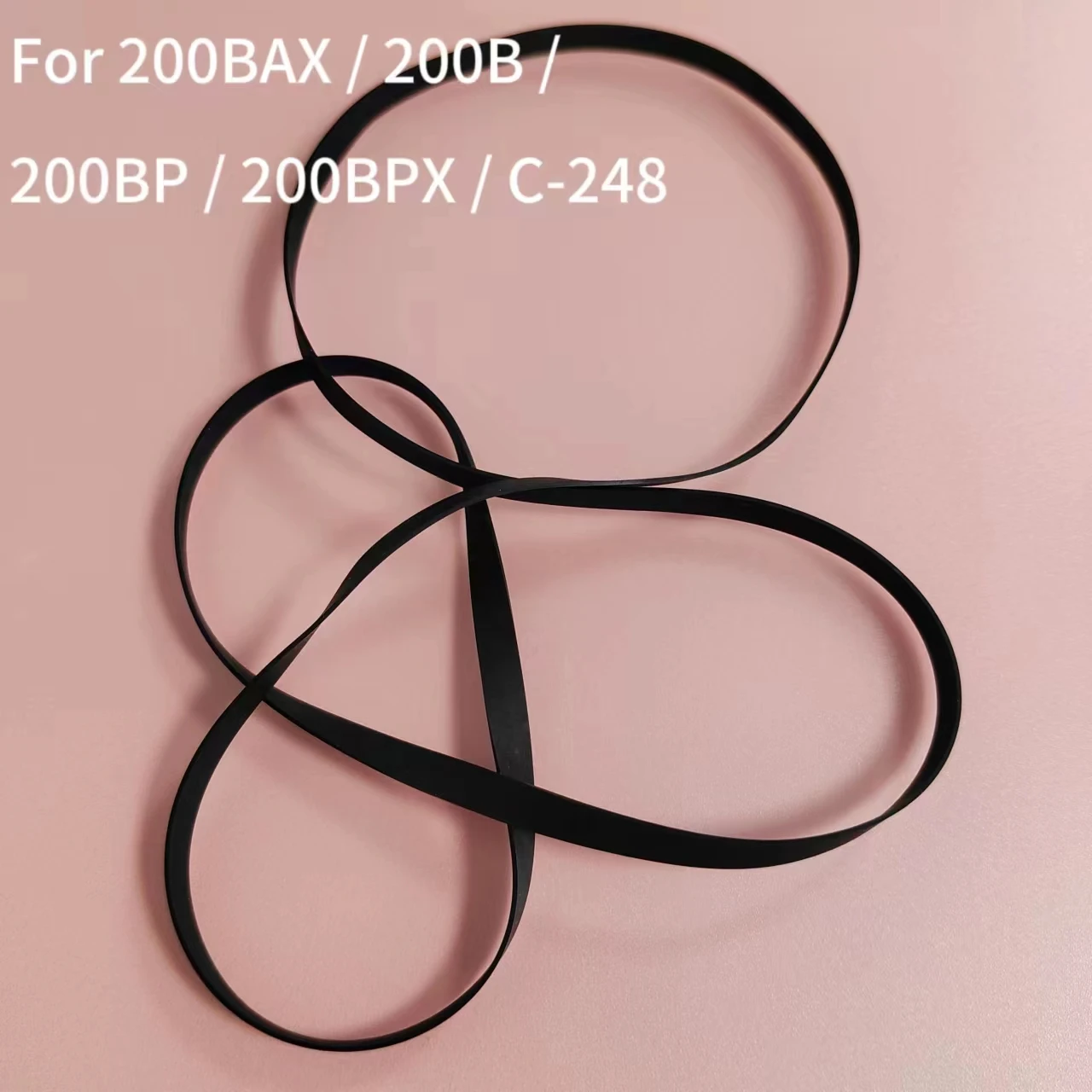 

Turntable Drive Belt For BSR 200BAX / 200B / 200BP / 200BPX / C-248 Wrap-around Belt Part Replacement