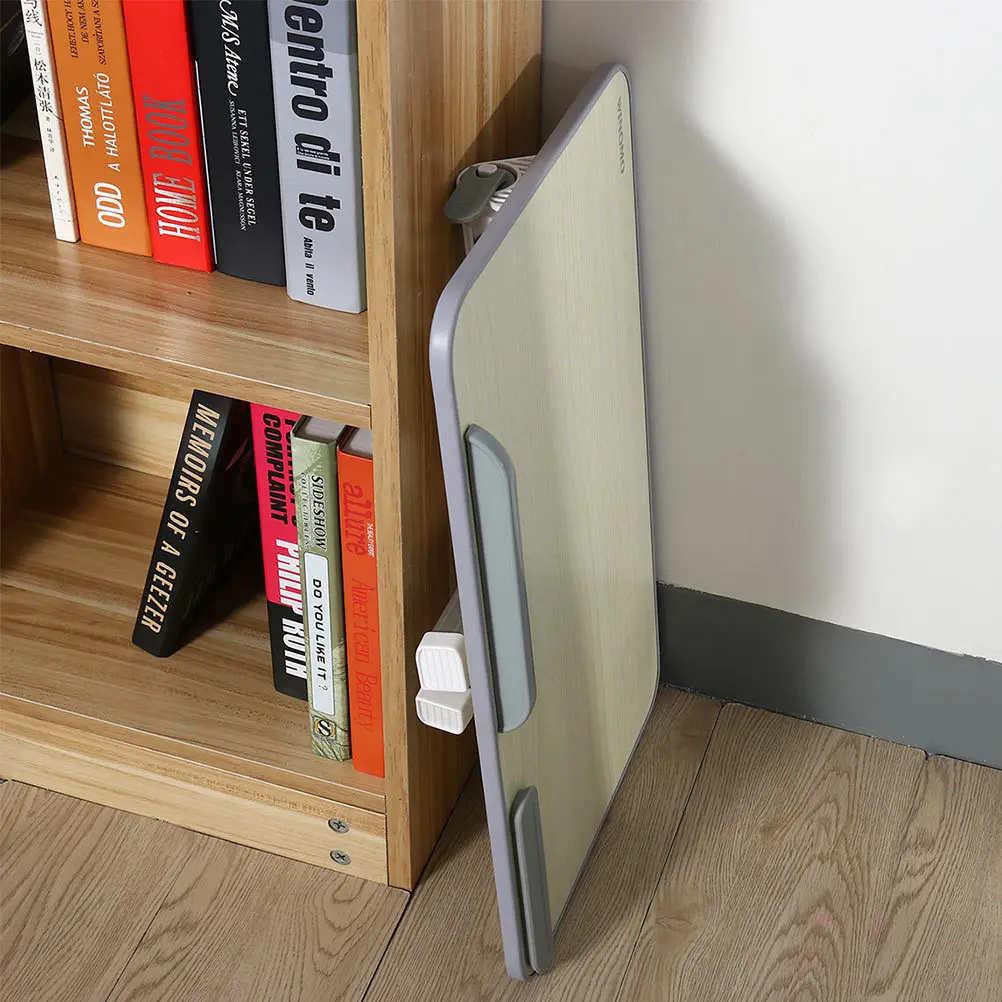 

1Pcs Adjustable Folding Desk Beige Portable Writing Computer Table for Home Dorm Student Study Space Modern Laptop Table