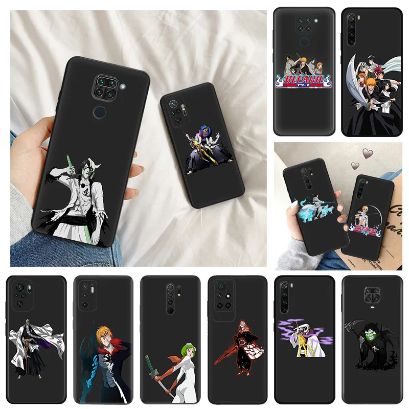 Ultra Thin Phone Case For Redmi Note 9 10 8 7 8t a3 13 10c 10a 9a 9c 9s 10s Xiaomi 9t 10t Pro BLEACH Anime Kurosaki-Ichigo Cover