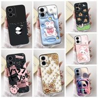 For Motorola G24 G 24 Power G34 4G Phone Case Cartoon butterfly Painted Matte Soft Silicone Cover for Moto G53 G73 G85 5G Funda