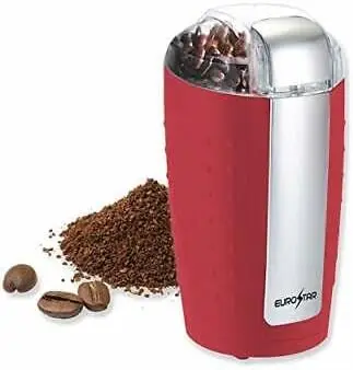 

EG201R 3oz Electric Coffee Grinder with Stainless Steel Blades, Red